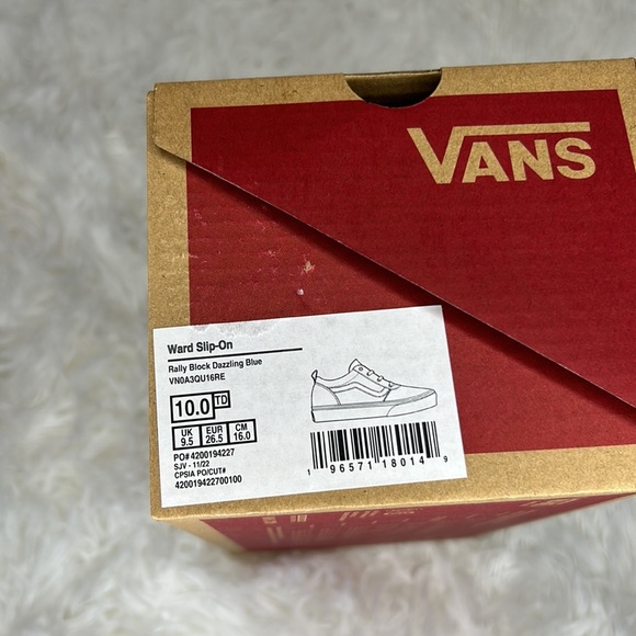 NIB COLOR BLOCK VANS 1 pair - Picture 6 of 7
